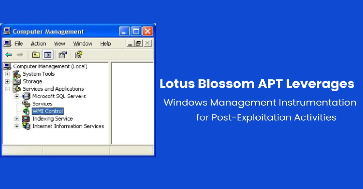 กลุ่มแฮกเกอร์ Lotus Blossom ใช้ประโยชน์จาก WMI และมัลแวร์ Sagerunex ในการโจมตี